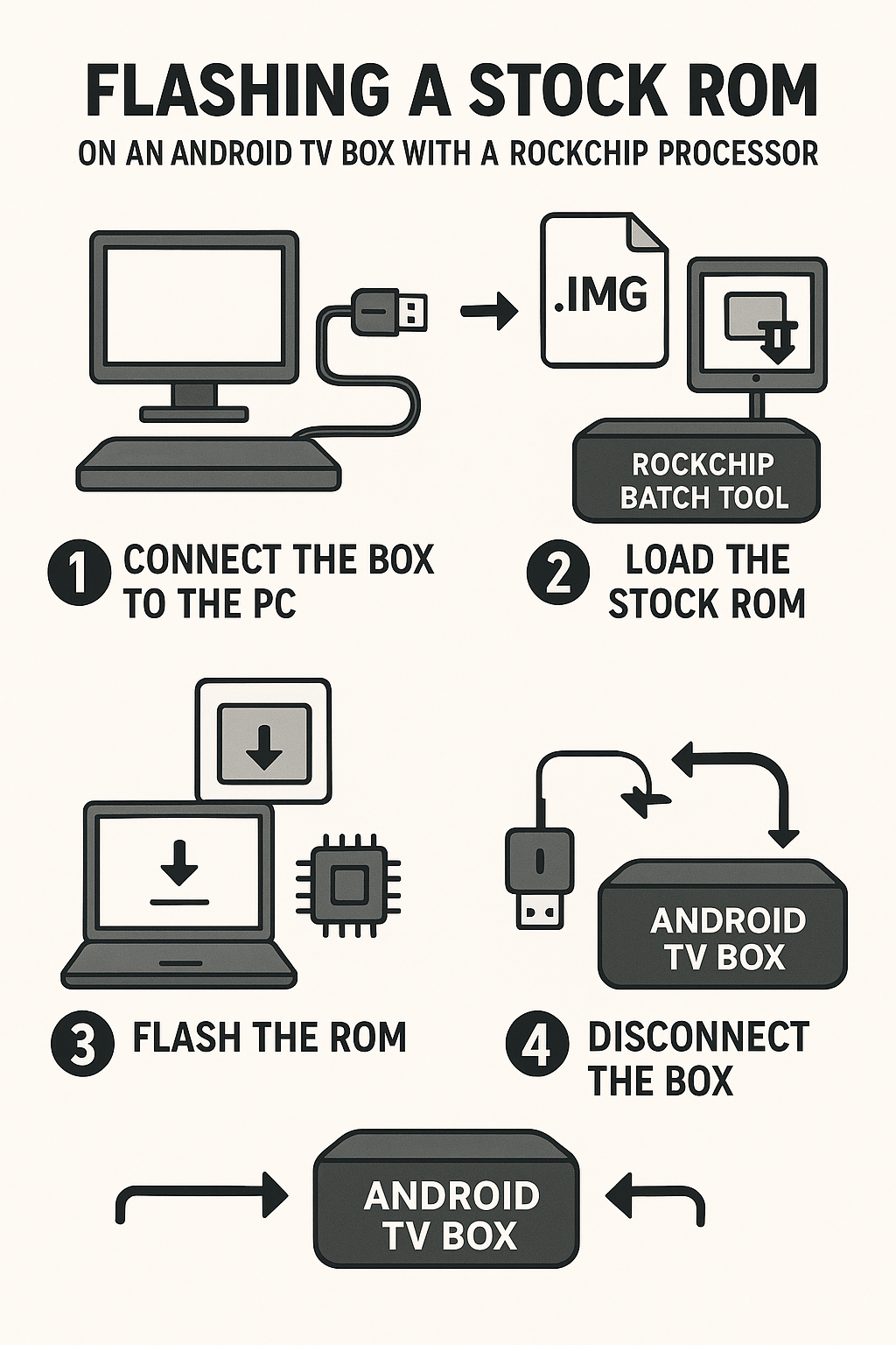 Flash Rom Android TV Rockchip