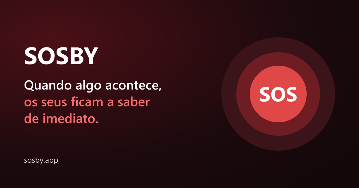 SOSBY, a aplicação que alerta quem lhe é próximo